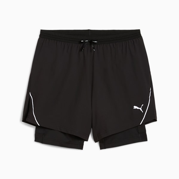 Everyday Running ULTRAWEAVE Men's 2-in-1 5" Shorts, PUMA Black, extralarge